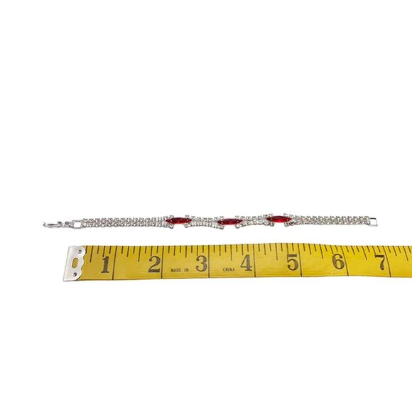 VINTAGE Artistic 1950's Rhinestone Three Piece Glam Parure Jewelry Set - Picture 8 of 11